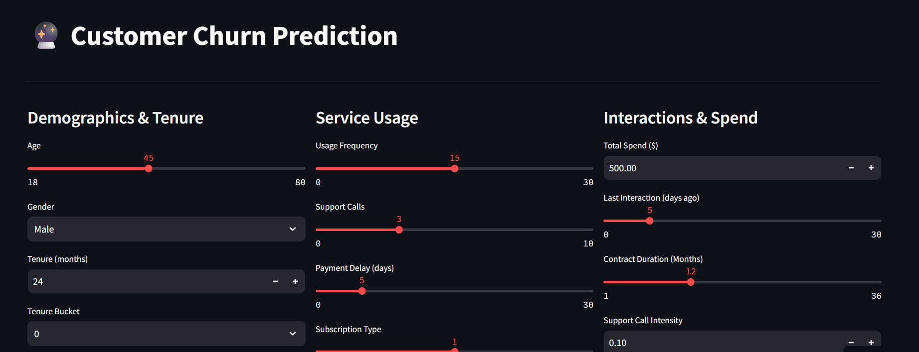 Customer Churn Prediction App
